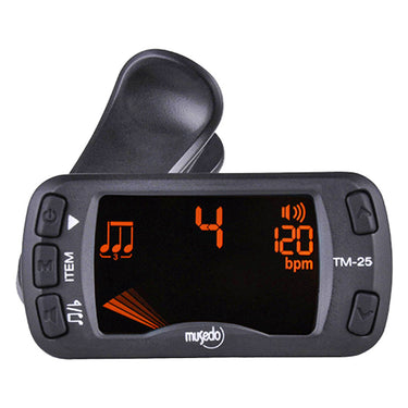 Afinador Musedo Tm-25 Con Metronomo De Clip Cromatico